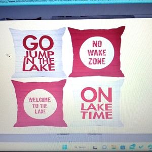 Mixing red word throw pillow cover pillowcase 18 x 18 inch